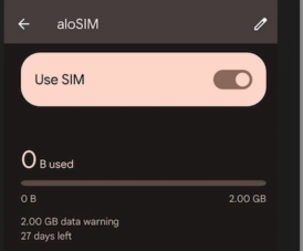 What Are The Correct Roaming Settings When Using ESIM AloSIM