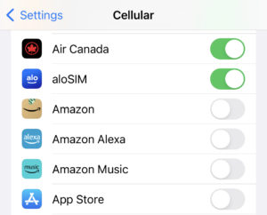 How to restrict data for certain apps
