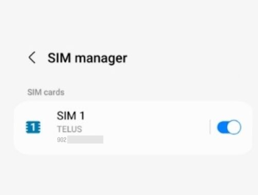 Samsung eSIM activation _ Turn off your regular SIM card back on