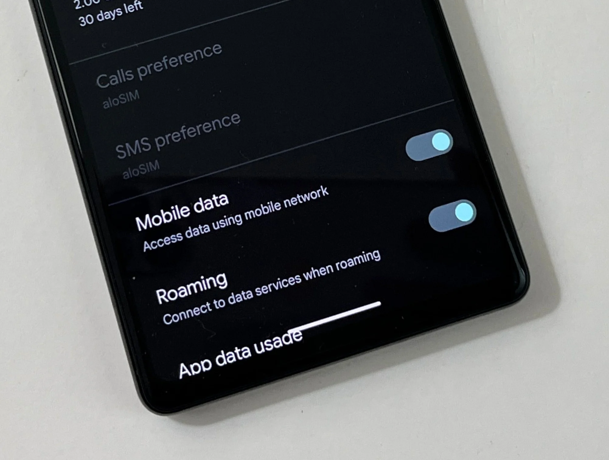 How to activate Google Pixel eSIM _ Data Roaming ON Mobile Data ON