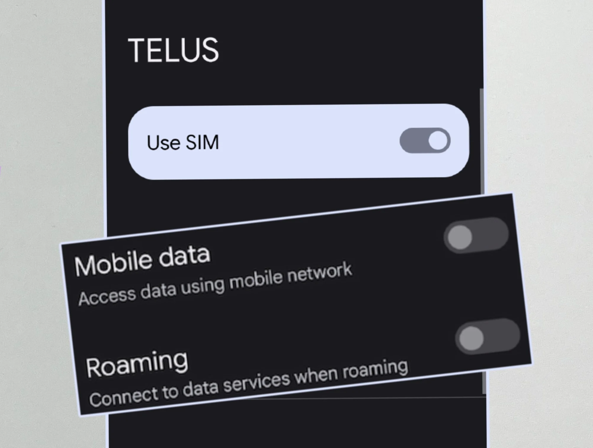 How to activate Google Pixel eSIM _ Primary SIM on with Mobile data and roaming OFF