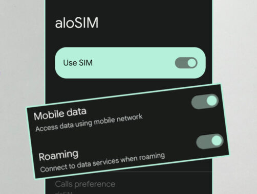 How to activate Google Pixel eSIM _ eSIM on with Mobile data and roaming ON
