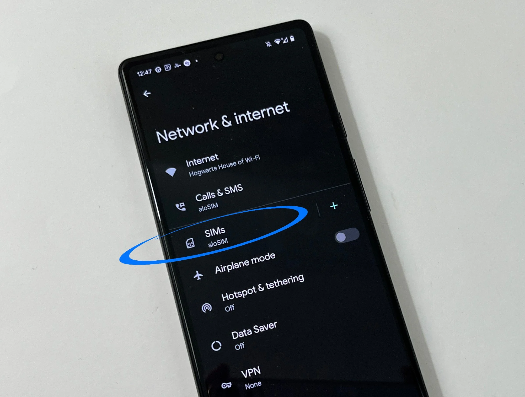How to install your Google Pixel eSIM from aloSIM _ Select your eSIM