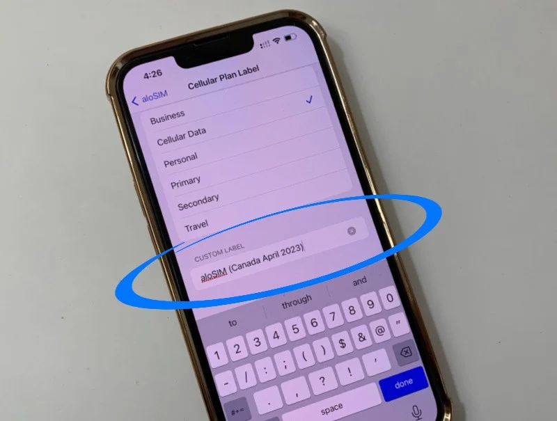 How to rename your iPhone eSIM