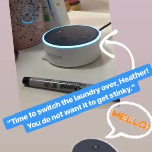 I use my Alexa to remind me when to flip the laundry from the washer to the dryer