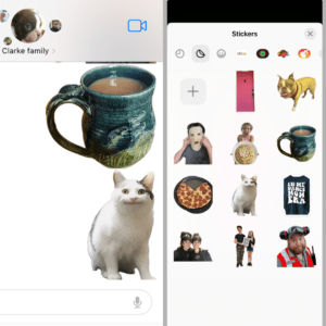 iOS 17 lets you make your own stickers and have them easily accessible anytime you want to send them