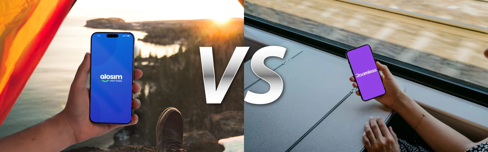 Roamless eSIM vs aloSIM eSIM